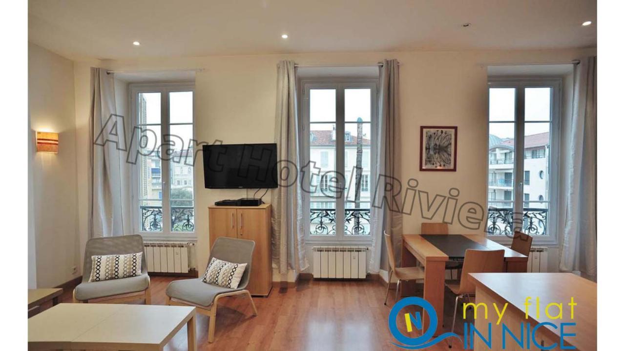 Aparthotel Riviera: Seaside Elegance on Promenade des Anglais Nice Exterior photo